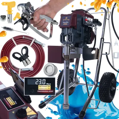 Cyclone V Airless Uređaj Za Prskanje Boje – 2500W, 25Mpa, 3.5L/Min, Max. Duljina Cijevi 100M | Hyperelite Serija