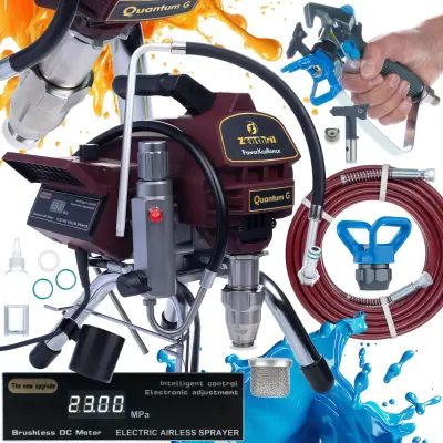 Quantum G Airless Uređaj Za Prskanje Boje – 2200W, 20Mpa, 2.8L/Min, Electronic Control, LCD | Serija Powerxcellence