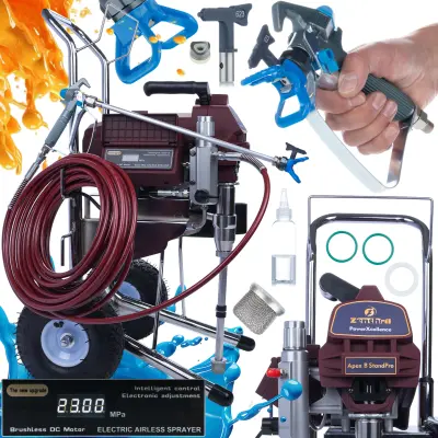 Airless Uređaj Za Prskanje Boje Zenthril Apex B Standpro – 2500W, 20Mpa, 3.2L/Min, Elektronička Regulacija Zencontrol | Serija Powerxcellence