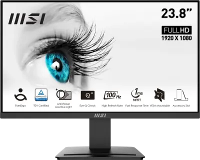 Otvorena ambalaža - Monitor MSI Pro MP2412 60,5 cm (23,8'') FHD VA LED 100 Hz