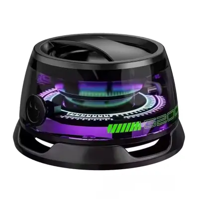 Bluetooth 5.3 magnetski zvučnik s RGB svjetlom, držačem za mobitel i do 6 h rada | SONICRA