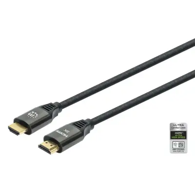 Kabel MANHATTAN HDMI 8K@60Hz Certified Ultra High Speed with Ethernet, 3m