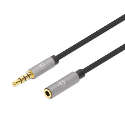 Kabel MANHATTAN Audio 3.5 mm muško/ženski (produžni), 2m