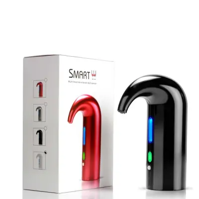 Električni aerator za vino: Trenutni dozator vina s upravljanjem jednim dodirom i USB punjenjem Crna