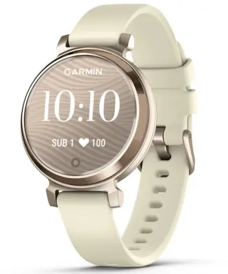 Pametni fitness sat Garmin Lily 2 Cream Gold Coconut silikonski remen EURC