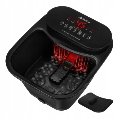 550W grijana hidromasažna kada za noge i stopala LCD crna