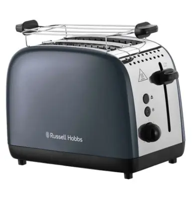 Otvorena ambalaža - OUT_Toster Russell Hobbs 26552-56 Colours Plus 2S, sivi* - IZLOŽBENI ARTIKL