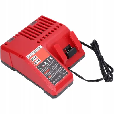 Zamjenski Dio Za Punjač Milwaukee M14-18C – 12V–18V, 3A, LED Indikator, ABS Kućište, Kompatibilan S M14 I M18