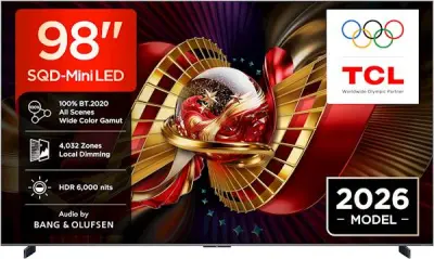 TCL SQD Mini-LED TV 98" 98C8L, Google TV
