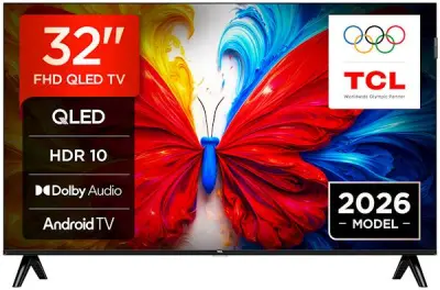TCL QLED TV 32" 32S5L, Google TV