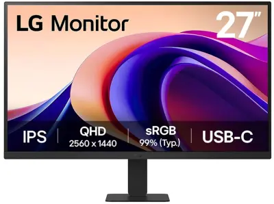 Otvorena ambalaža - LG 27" QHD Monitor 27U631A-B, IPS 2K/QHD, 100Hz, 5ms, Dynamic Action Sync, Black Stabilizer, DisplayPort, HDMI, USB-C