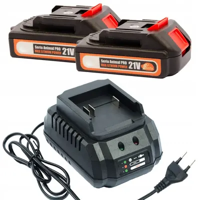 Set Od 2X Baterija 21V 1.5Ah I Brzi Punjač 21V 1.2A – Kompatibilno S Makita 18V–21V | Za Električne Alate