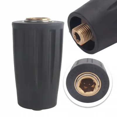 Quickconnect Black KEW D12 Mlaznica – Zamjenski Dio Za Visokotlačni Perač Nilfisk Alto KEW Kranzle | 250 Bara, 150°C, 1/4" Vanjski Navoj