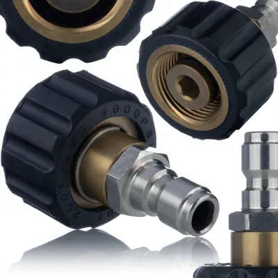 Adapter M22X1.5 Unutarnji Navoj – Brzi Spoj 3/8” | Zamjenski Dio Za Visokotlačni Perač Kärcher HD, HDS, Mesing Čelik