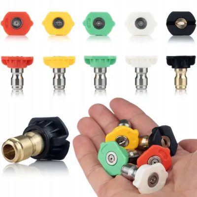 Jetspray 5X060 Mlaznica – Set 5 Mlaznica Za Visokotlačni Perač Zamjenski Dio Za Rosfix Lavor Parkside Bosch Pro | Quick Connect 1/4"