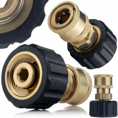 Adapter M22 Unutarnji 14 Mm – Mlaznica Sa Brzom Spojkom 3/8” | Mesingani, Za Visokotlačne Perilice Kärcher I Druge