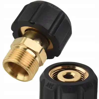 Adapter Redukcija M22-3/8 Vanjski – Mesing, Za Visokotlačne Perilice Kärcher HD HDS | Precizni Navoj, Izdržljivost