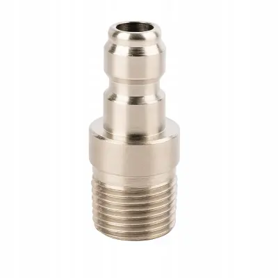 Adapter 3/8" – Mlaznica Od Nehrđajućeg Čelika 304, Vanjski Navoj 3/8" M, Muški Brzi Spoj | Za Pjenaste Mlaznice I Pribor