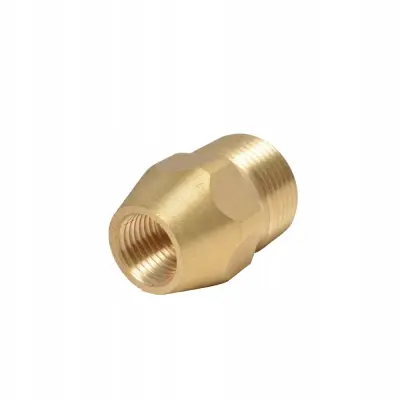 Adapter M22X1.5M – Redukcija Mesinga Za Visokotlačni Perilica Zamjenski Dio Za Karcher I Kranzle | M22X1,5 Na G1/4, Mesing, Šesterokutna Zaštita