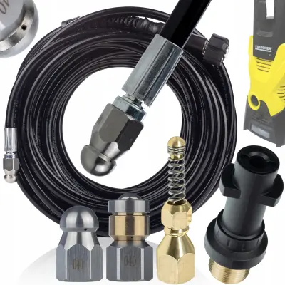 Set Mlaznica Za Čišćenje Kalizacja Jetclean Pro M22 – Zamjenski Dio Za Visokotlačni Perač Kärcher K2-K7 | 20 M, M22, 180 Bara