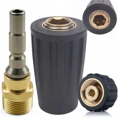 Set Brzih Spojnica M22 Cijev Za Prskanje – Zamjenski Dio Za Airless Uređaj Kärcher HD HDS | 250 Bara, 150°C, M22X1,5 Mm