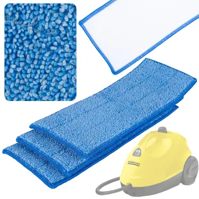 Set 3 Zamjenski Dio Za Parni Čistač Kärcher SC Easyfix, Microfiber, 12.5X32X1.2 Cm, Visoka Upijajuća Moć