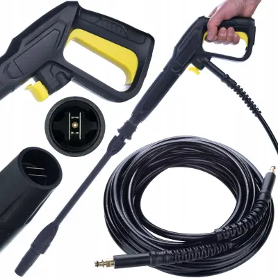 Jetpro VARIO Set – Pištolj I Podesiva Cijev Za Prskanje | Zamjenski Dio Za Visokotlačni Perač Kärcher K2–K7, 8 M, Click Connect