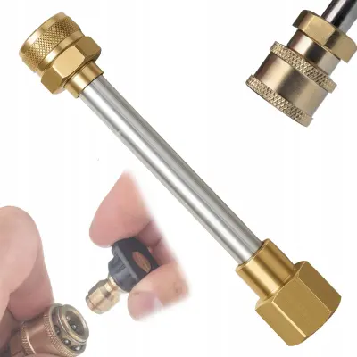 QRC-Easylock TR22F – Produžni Ženski Navoj TR22 X 1.5 | QRC 1/4, Mesingana Izrada, Za Pjenaste Mlaznice Kärcher EASY!Lock