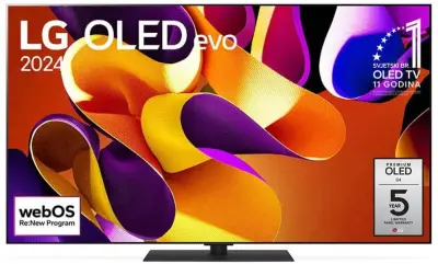 Vraćeni artikl - OUT TV 55" LG OLED 55G4, sa stolnim nosačem - POVRAT KUPCA