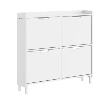 Omarica Čevlji Shranjevanje Barva Bela 100x30x93cm FSR100-E-W