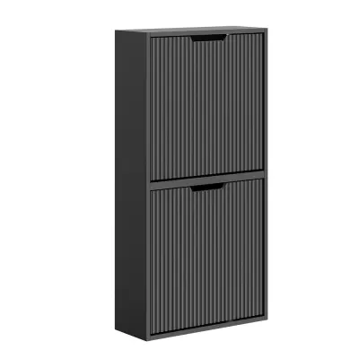 Omarica Čevlji Vrata Barva Črna 50x19x99cm FSR204-SCH