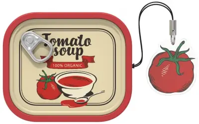 Zaštitna maskica za Samsung Galaxy Buds4/4Pro Food Can crvena GP-FPR640AMBRW