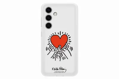 Otvorena ambalaža - Prozirna maska za Samsung Galaxy S24 bijela sa okvirom EF-MS921CWEGWW