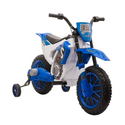 Dječji električni motocikl 106,5x51,5x68 cm plavi
