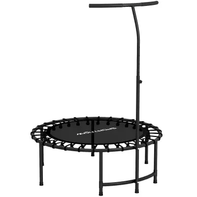 Fitness trampolin podesiva ručka 102x116-132 cm crna