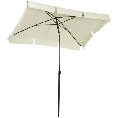 Suncobran 198x130x245 cm krem, podesiv