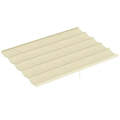 Zamjenski krov pergole 350x260 cm krem