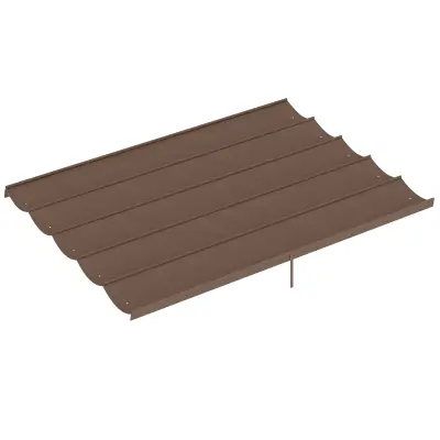 Zamjenski krov pergole 350x260 cm smeđa