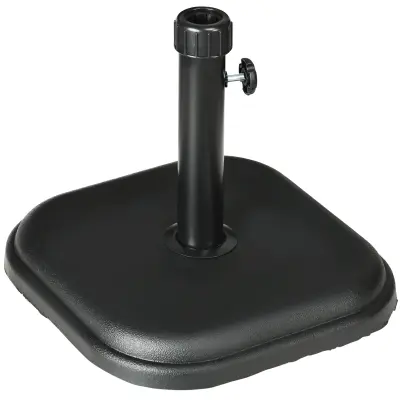 Podloga za suncobran 36x36x31 cm Crna