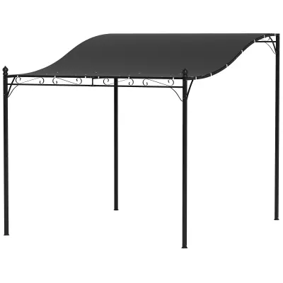 Pergola 248x298x250 cm Tamno siva