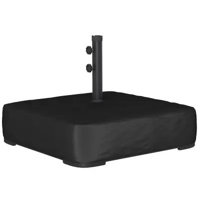 Baza za suncobran 78x78x40 cm Crna
