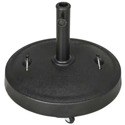 Baza za suncobran 53x41 cm Crna