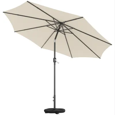 Vrtni suncobran 295x242 cm krem boje