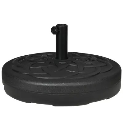 Okvir za suncobran okrugli 56x30,5 cm crni