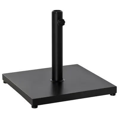 Baza za suncobran 45x45x39 cm Crni metal