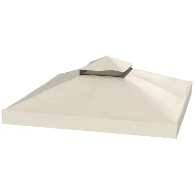 Zamjenski krov za sjenicu 300x300 cm krem boje