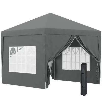Paviljon 2,95x2,95x2,58 m Sivi