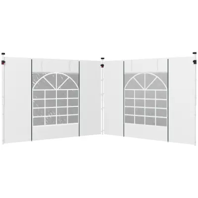 Set bočnih zidova za paviljon 295x195 cm bijela
