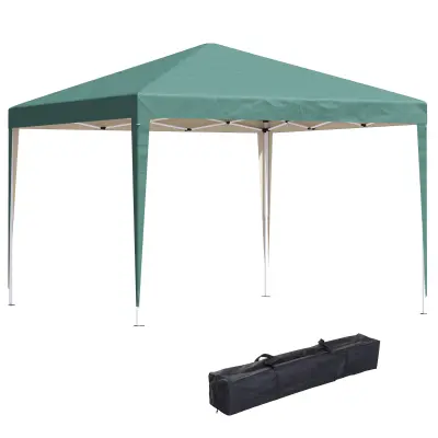 Paviljon s preklopnim krovom 2,95x2,95x2,55 m, zeleni