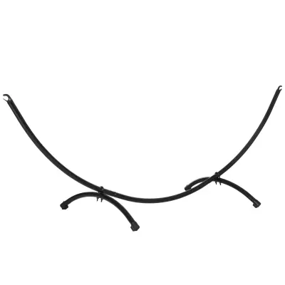 Stalak za viseću mrežu 300x90x100 cm Crni
